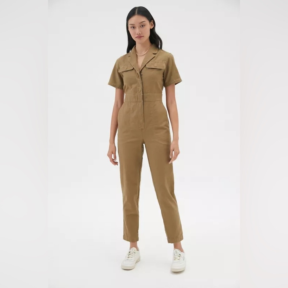 Urban Outfitters BDG Lizzy Short Sleeve Coverall Jumpsuit